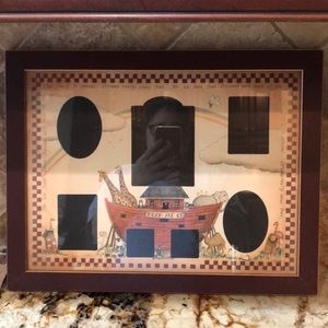 Noah’s ark glass Multi picture frame